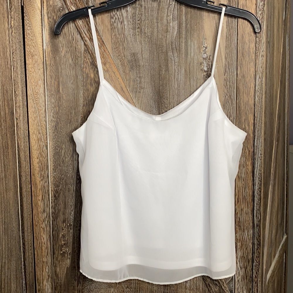 Dress barn woman's crop tank top blouse top